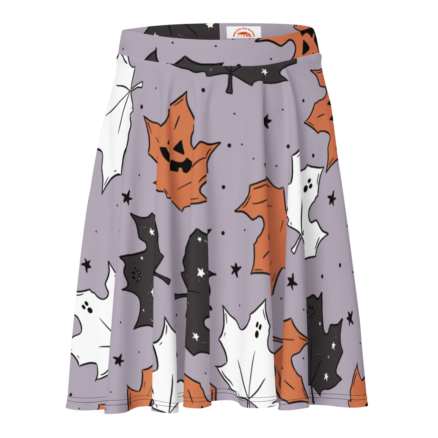 Halloween Maple Leaves Skater Skirt - Brittany Frost Designs