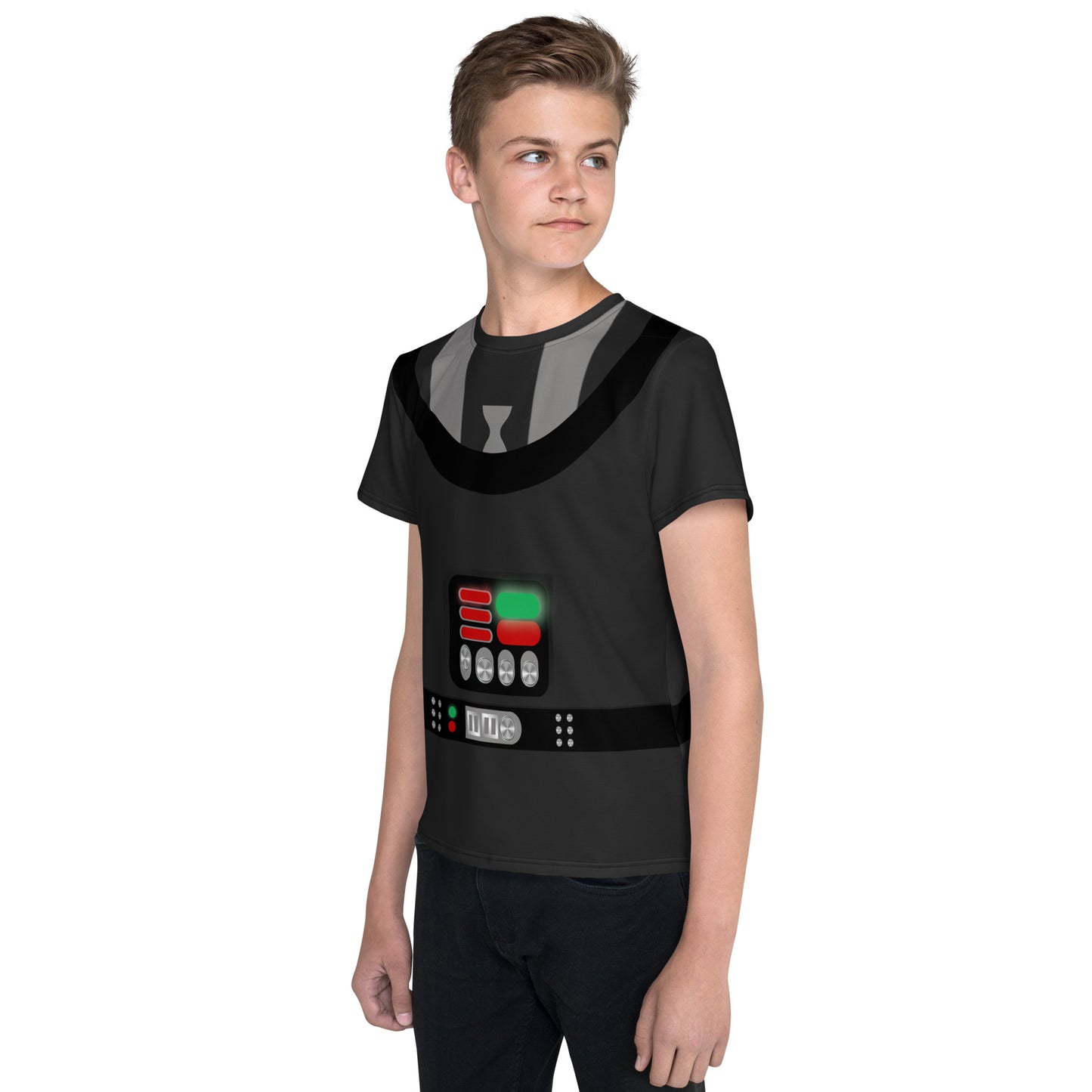 Dark Side Youth crew neck t-shirt active wearcostumedarth vader#tag4##tag5##tag6#