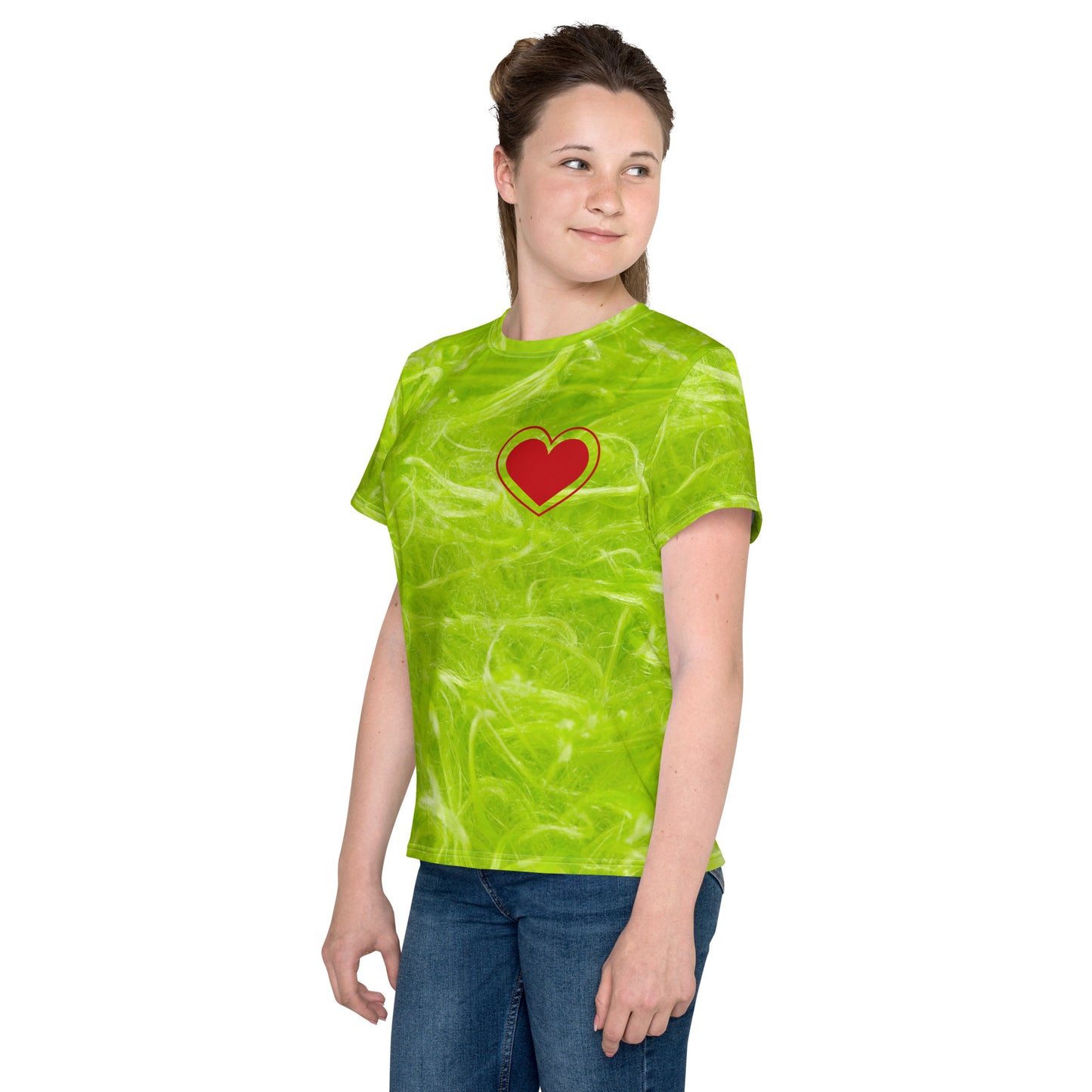Green Guy Youth crew neck t-shirt