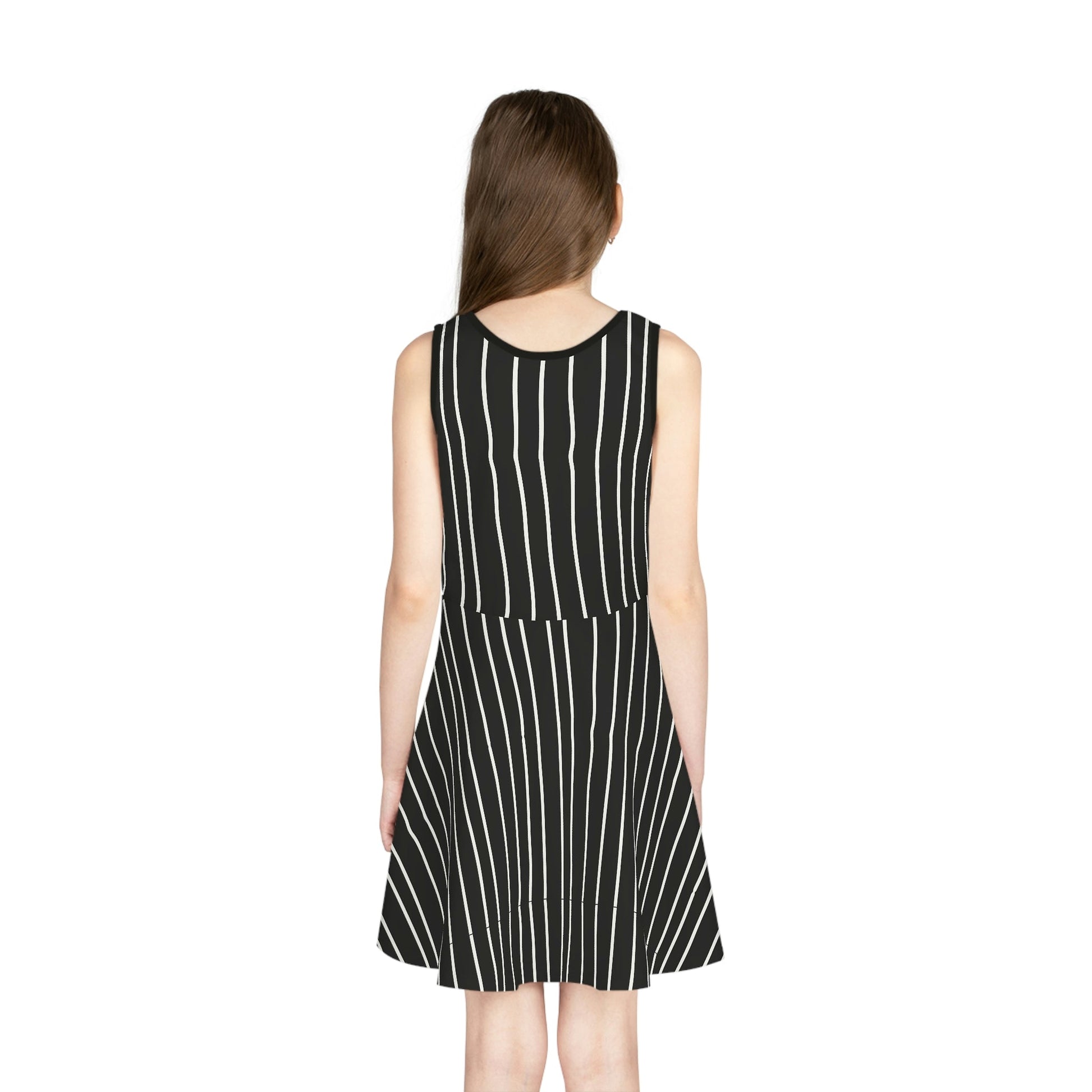 Bone Daddy Girls' Sleeveless Sundress (AOP) All Over PrintAOPAOP Clothing#tag4##tag5##tag6#