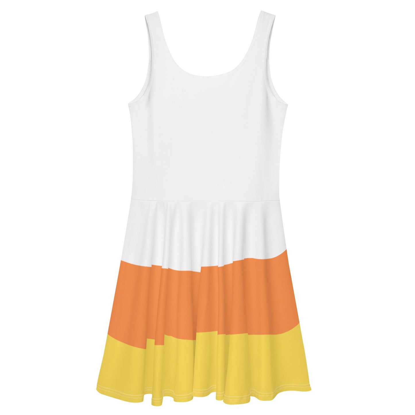 Candy Corn Skater Dress boo to youboundingcandy corn#tag4##tag5##tag6#
