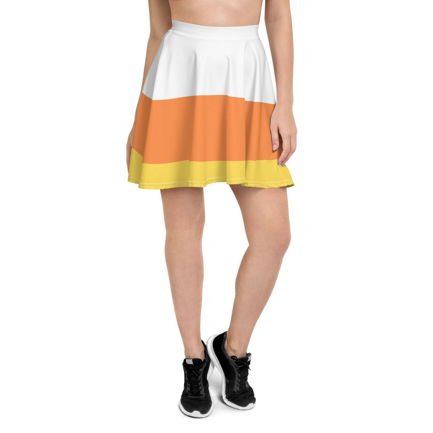 Candy Corn Skater Skirt boo to youboundingcandy corn#tag4##tag5##tag6#