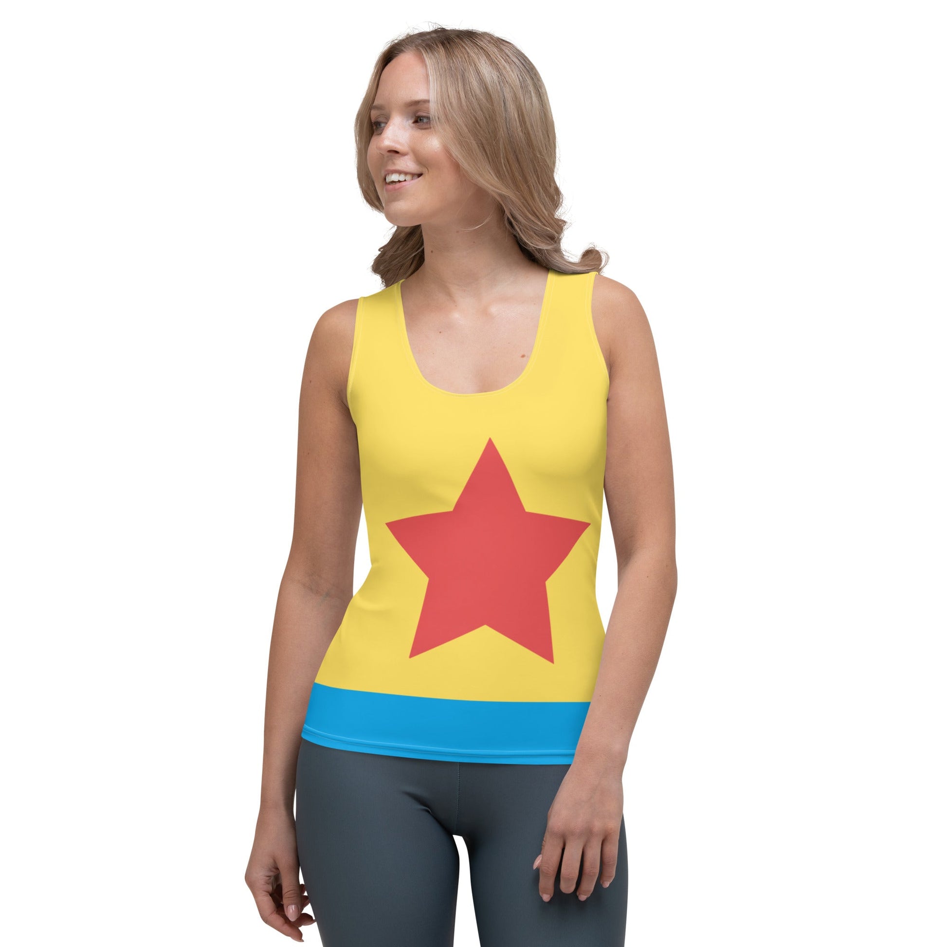 Cartoon Ball Tank Top active wearboo to youcartoon style#tag4##tag5##tag6#
