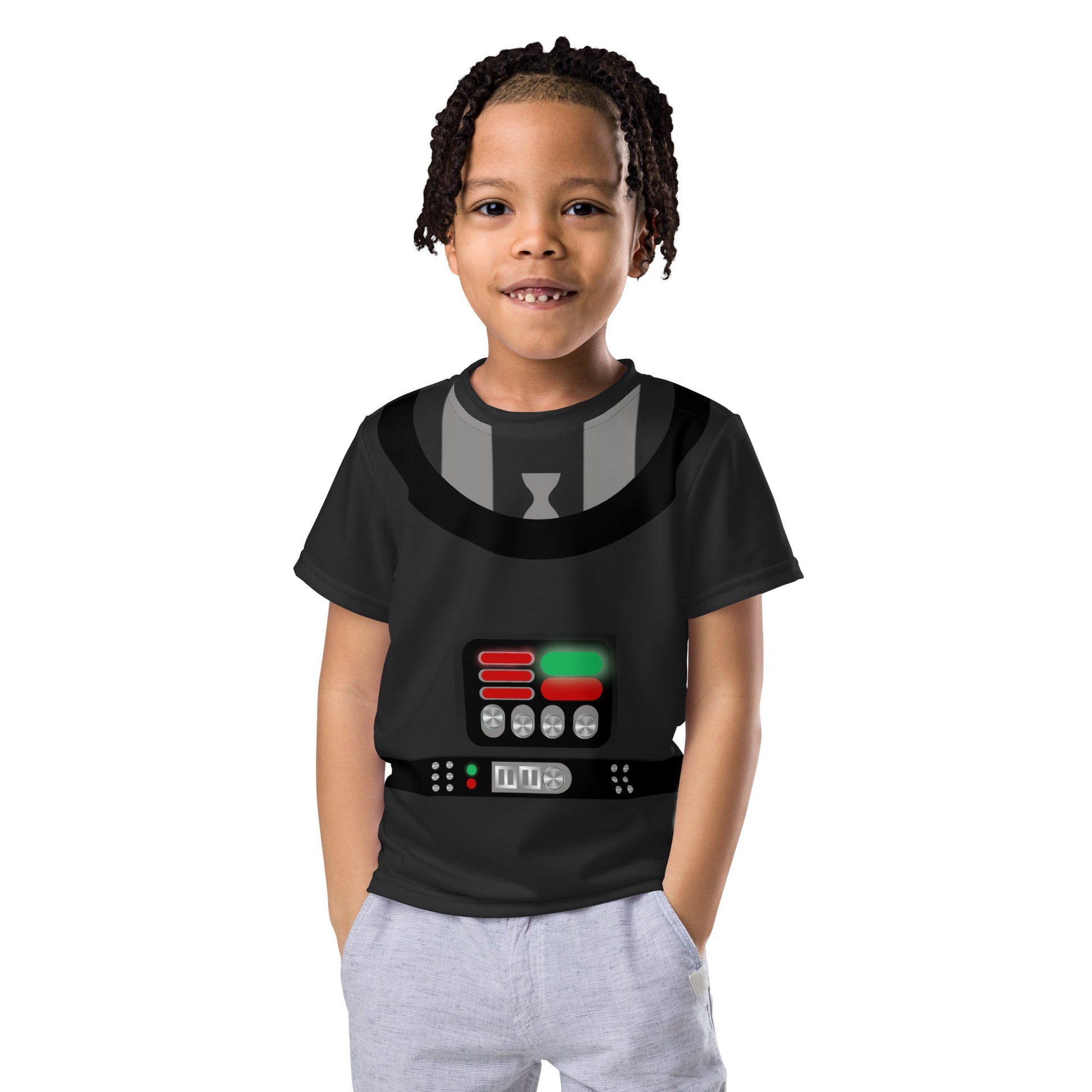 Dark Side Kids crew neck t-shirt active wearcostumedarth vader#tag4##tag5##tag6#