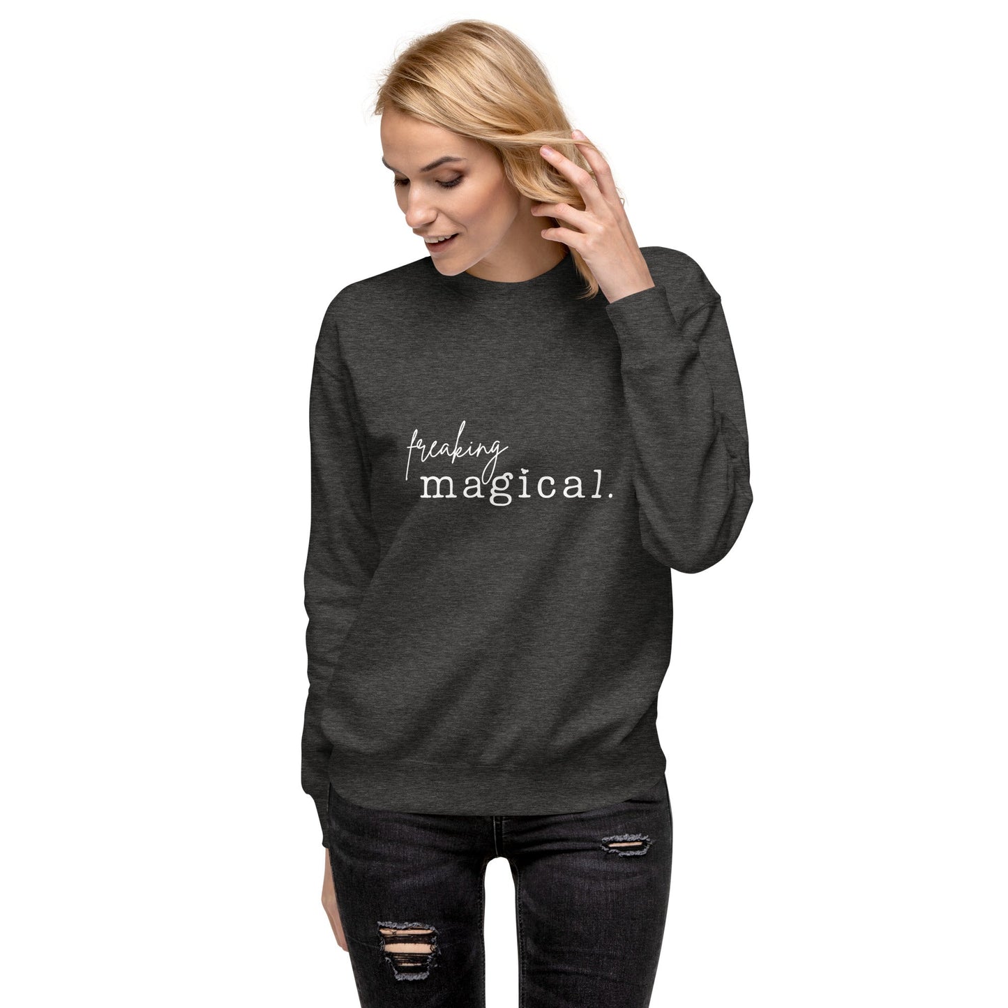 Freaking Magical Unisex Premium Sweatshirt 100 years of wonderdisney sweatshirtsdisney trip#tag4##tag5##tag6#
