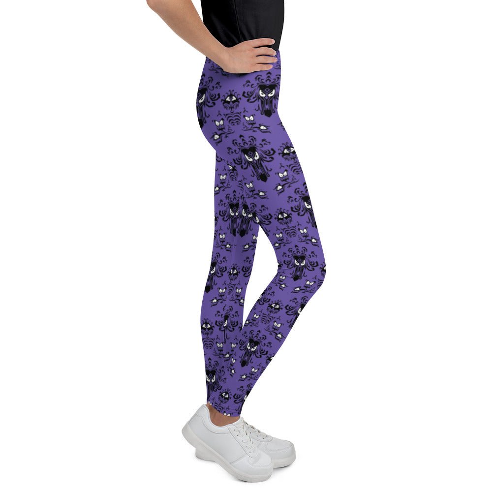 Haunted House Youth Leggings active wearboo to youcosplay#tag4##tag5##tag6#