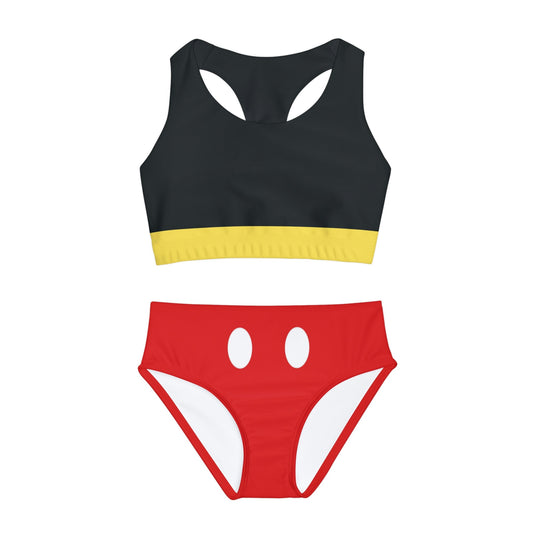 Hey Mick Girls Two Piece Swimsuit All Over PrintAOPAOP Clothing#tag4##tag5##tag6#