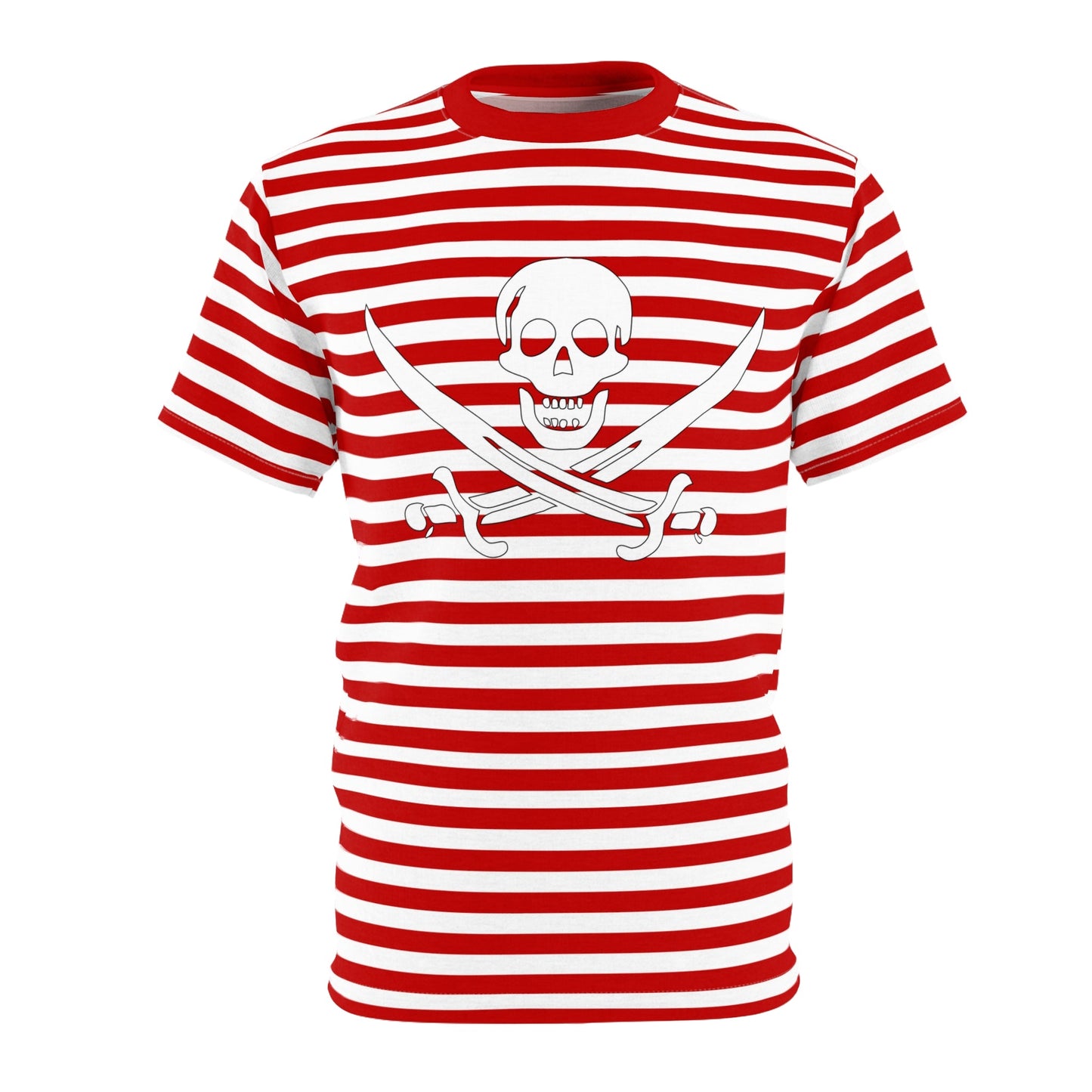 Pirate Night Unisex Cut & Sew Tee All Over PrintAOP ClothingAssembled in the USA#tag4##tag5##tag6#
